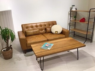 ステッチが可愛いレトロなソファのご紹介＊ | ショップニュース | 港北