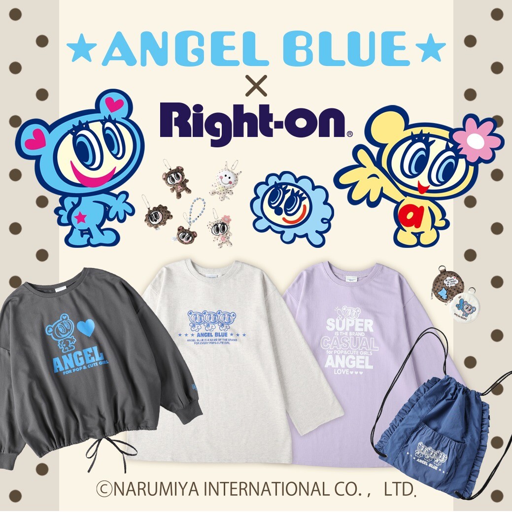ANGEL BLUE」×「Right-on」がコラボレーション! | ショップニュース ANGEL BLUE」×「Right-on」がコラボレーション! | ショップニュース