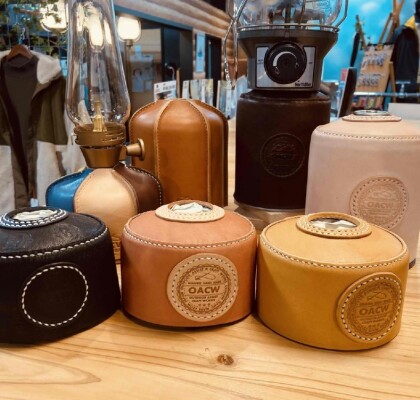 楽しいキャンプやアウトドアをより一層彩る本牛革アイテム【OD缶JACKET 中・大】