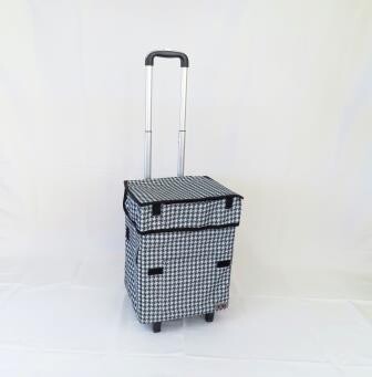 折り畳んで持ち運びできる、大容量ショッピングキャリー