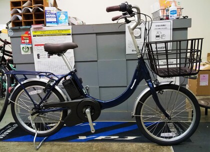 軽量＆コンパクト！パナソニック電動アシスト自転車 ビビ･SL 20 ブルー入荷しました！