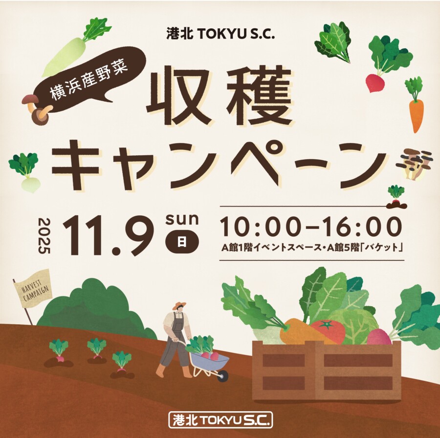 横浜産野菜 収穫キャンペーン