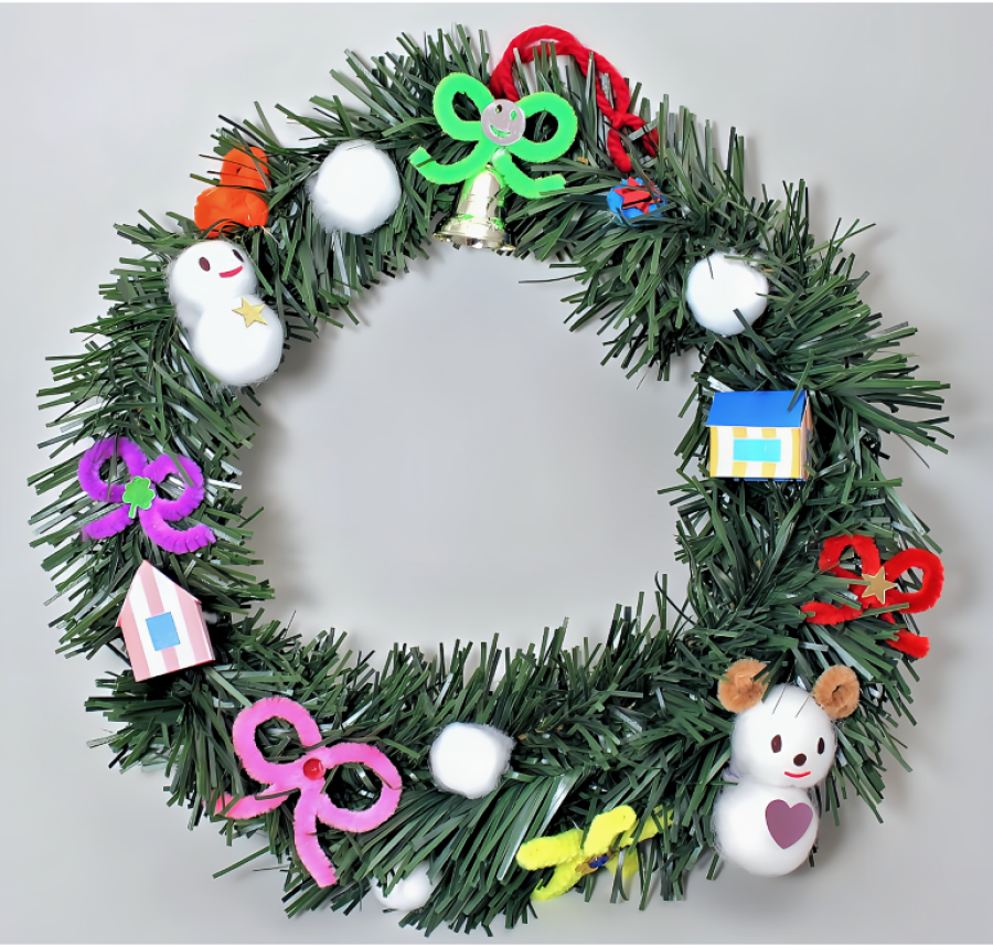 【イベント】あそびの学校　クリスマス もみの木リースつくり