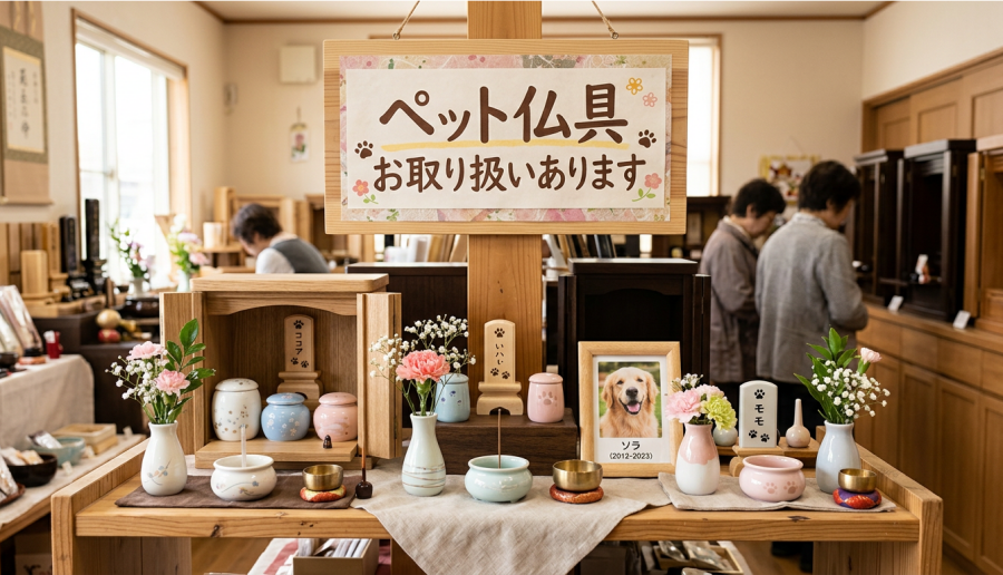 ペット仏具のお取り扱い🐶🐱